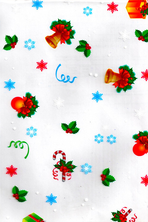 Пакет Новый год металл + рисунок Пакет Новый год металл + рисунок