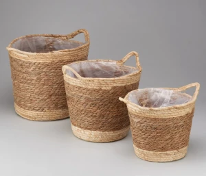 Корзина плетеная набор (рогоз)   