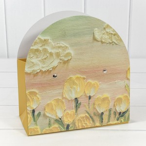 Пакет подарочный   "Ваза для цветов"      